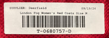 Load image into Gallery viewer, London Fog Womens Red Long Sleeve Collared Hooded Front Full-Zip Jacket Size M
