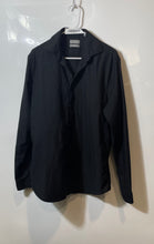 Load image into Gallery viewer, Michael Kors Mens Black Stretch Long Sleeve Slim Fit Dress Shirt Size Large
