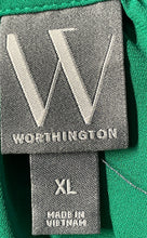 Load image into Gallery viewer, Worthington Womens Green Sleeveless Round Neck Regular Fit Blouse Top Size XL
