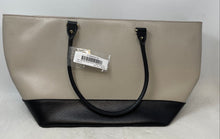 Load image into Gallery viewer, Kate Spade New York Womens Laurel Way Black Beige Leather Shoulder Tote Bag
