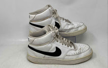 Load image into Gallery viewer, Nike Mens Court Vision Mid CD5466-101 White Black Lace-Up Sneakers Shoes Sz 9.5
