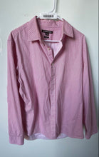 Load image into Gallery viewer, Michael Kors Mens Multicolor Printed Classic Fit Collared Button-Up Shirt Size L
