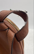 Load image into Gallery viewer, Authentic Tory Burch Womens Thea Brown Leather Zipper Mini Backpack Damaged
