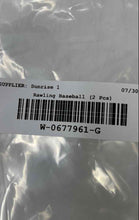 Load image into Gallery viewer, Lot Of 2 Pcs Rawling Synthetic Leather Cover Official League OLB3 Baseball
