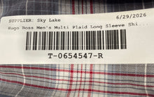 Load image into Gallery viewer, Hugo Boss Mens Multicolor Plaid Long Sleeve Slim Fit Button-Up Shirt Size 2XL
