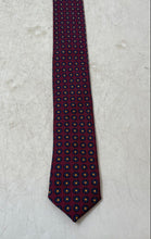 Load image into Gallery viewer, Polo By Ralph Lauren Mens Red Geometric Floral Print Keeper Loop Pointed Tie
