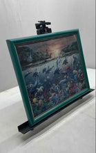 Load image into Gallery viewer, Dolphins And Fishes Framed Print Signed By TC Chiu Tropical Marine Wall Art
