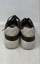 Load image into Gallery viewer, Michael Kors Womens Poppy Brown Monogram Print Low Top Sneakers Shoes Size 7 M
