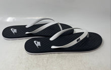 Load image into Gallery viewer, Nike Mens On Deck Black White Slip-On Beach Flip Flop Sandals Size 13
