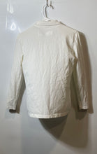 Load image into Gallery viewer, Lacoste Womens Off-White Long Sleeve Slim Fit Collared Polo Shirt Size 36

