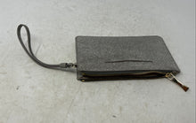 Load image into Gallery viewer, Kate Spade New York Womens Silver Glitter Leather Zip Top Wristlet Wallet
