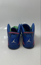 Load image into Gallery viewer, Nike Kids Air Jordan 6 Retro Blue Leather Lace-Up Sneaker Shoes Size 3Y
