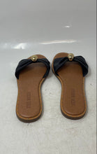 Load image into Gallery viewer, Steve Madden Womens Dipsy Black Leather Open Toe Slip-On Slide Sandals Size 8 M
