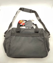 Load image into Gallery viewer, Skyline Unisex Black Outer Pocket Zipper Shoulder Strap Luggage Bag With Tag
