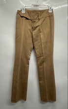 Load image into Gallery viewer, Gap Womens Beige Cotton Flat Front Stretch Straight Leg Trouser Pants Size 4
