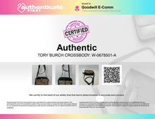 Load image into Gallery viewer, Authentic Tory Burch Womens Multicolor Leopard Print Lined Crossbody Bag Damaged
