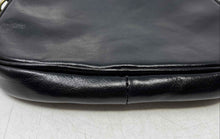 Load image into Gallery viewer, Vera Pelle Womens Black Faux Leather Inner Pocket Adjustable Strap Crossbody Bag
