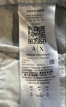 Load image into Gallery viewer, Armani Exchange Mens White Black Geometric Print Pockets Chino Shorts Size 36
