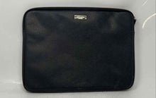 Load image into Gallery viewer, Kate Spade New York Womens Black Leather Memory Foam Padding Laptop Sleeve
