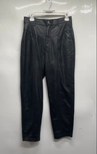 Load image into Gallery viewer, Zara Womens Black Flat Front Pockets Straight Leg Trouser Pants Size 4
