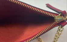 Load image into Gallery viewer, Alberta Di Canio Womens Red Gold Chain Strap Mini Shoulder Crossbody Bag

