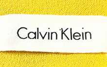 Load image into Gallery viewer, Calvin Klein Womens Mustard Sleeveless Round Neck Sheath Dress Size No Size
