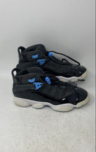 Load image into Gallery viewer, Nike Kids Air Jordan 6 Rings 323419-041 Black Blue Basketball Shoes Size 5Y
