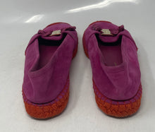 Load image into Gallery viewer, Authentic Salvatore Ferragamo Womens Purple Red Espadrille Shoes Sz 6.5M Damaged
