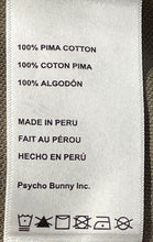 Load image into Gallery viewer, Psycho Bunny Mens Brown Pima Cotton Short Sleeve Regular Fit Polo Shirt Size 4
