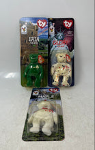 Load image into Gallery viewer, McDonald's Ty Teenie Beanie Babies Erin Glory Maple Bears Push Toys 3 Pcs Sealed
