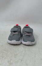 Load image into Gallery viewer, Athletic Works Kids Gray Pink Round Toe Low Top Sneakers Shoes Size 2
