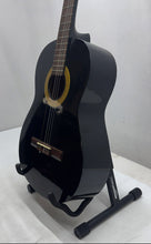 Load image into Gallery viewer, Lucero LC100 Black 6-String Right-Handed Beginner Classical Guitar In Case
