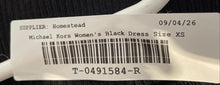 Load image into Gallery viewer, Michael Kors Womens Black Knitted Long Sleeve Crew Neck Short Mini Dress Size XS

