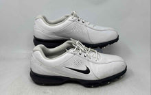 Load image into Gallery viewer, Nike Mens Durasport III 628531-101 White Gray Leather Golf Shoes Size 11.5 W
