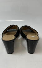 Load image into Gallery viewer, Geox Respira Womens Black Open Toe Slip-On Block Slide Sandals Size 36.5
