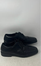 Load image into Gallery viewer, Croft &amp; Barrow Mens Black Leather Cap Toe Oxford Dress Shoes Size 12W
