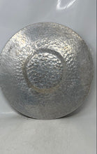 Load image into Gallery viewer, Continental Hand Wrought Silver-Tone Round Shape Hammered Serving Platter
