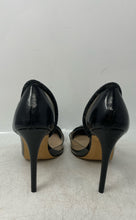 Load image into Gallery viewer, Aldo Womens Black Transparent Pointed Toe Slip-On Stiletto Pump Heels Size 6.5M
