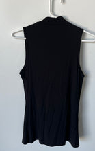 Load image into Gallery viewer, Express Womens Black Sleeveless Mock Neck Blouse Top Size Medium
