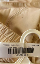 Load image into Gallery viewer, H&amp;M Womens Beige Zipper Pockets Stretch Drawstring Waistband Trouser Pants Sz 4

