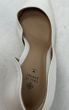Load image into Gallery viewer, Call It Spring Womens White Leather Pointed Toe Stiletto D'Orsay Heels Size 6
