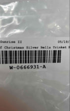 Load image into Gallery viewer, 1985 Heritage House Melodies Of Christmas Silver Bells Trinket Music Box
