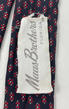 Load image into Gallery viewer, Christian Dior Mens Blue Red Printed Adjustable Designer Tie

