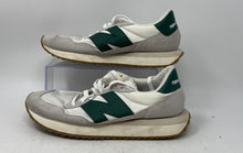Load image into Gallery viewer, New Balance Mens 237 MS237RF White Green Lace-Up Sneaker Shoes Size 9.5D
