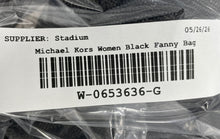 Load image into Gallery viewer, Michael Kors Womens Black Signature Print Leather Adjustable Strap Fanny Pack
