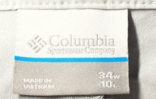 Load image into Gallery viewer, Columbia Mens Grander Marlin III Offshore Gray Fishing Bermuda Shorts Size 34

