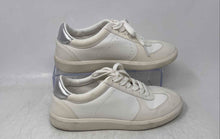 Load image into Gallery viewer, J.Crew Womens City Tour White Silver Round Toe Lace-Up Sneakers Shoes Size 5
