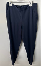 Load image into Gallery viewer, Banana Republic Womens Hayden Blue Flat Front Straight Leg Ankle Pants Size M
