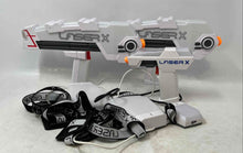 Load image into Gallery viewer, Laser X Two Player Laser Tag Blasters And Vests Gaming Set 4 Pcs Not Tested
