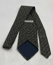 Load image into Gallery viewer, Giorgio Armani Mens Multicolor Geometric Print Silk Adjustable Long Designer Tie
